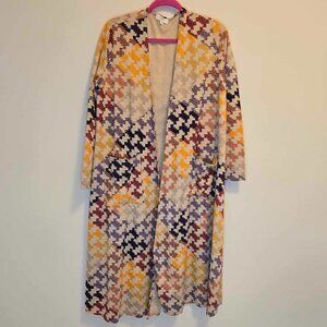 LuLaRoe Sarah Cardigan - Patchwork Unicorn